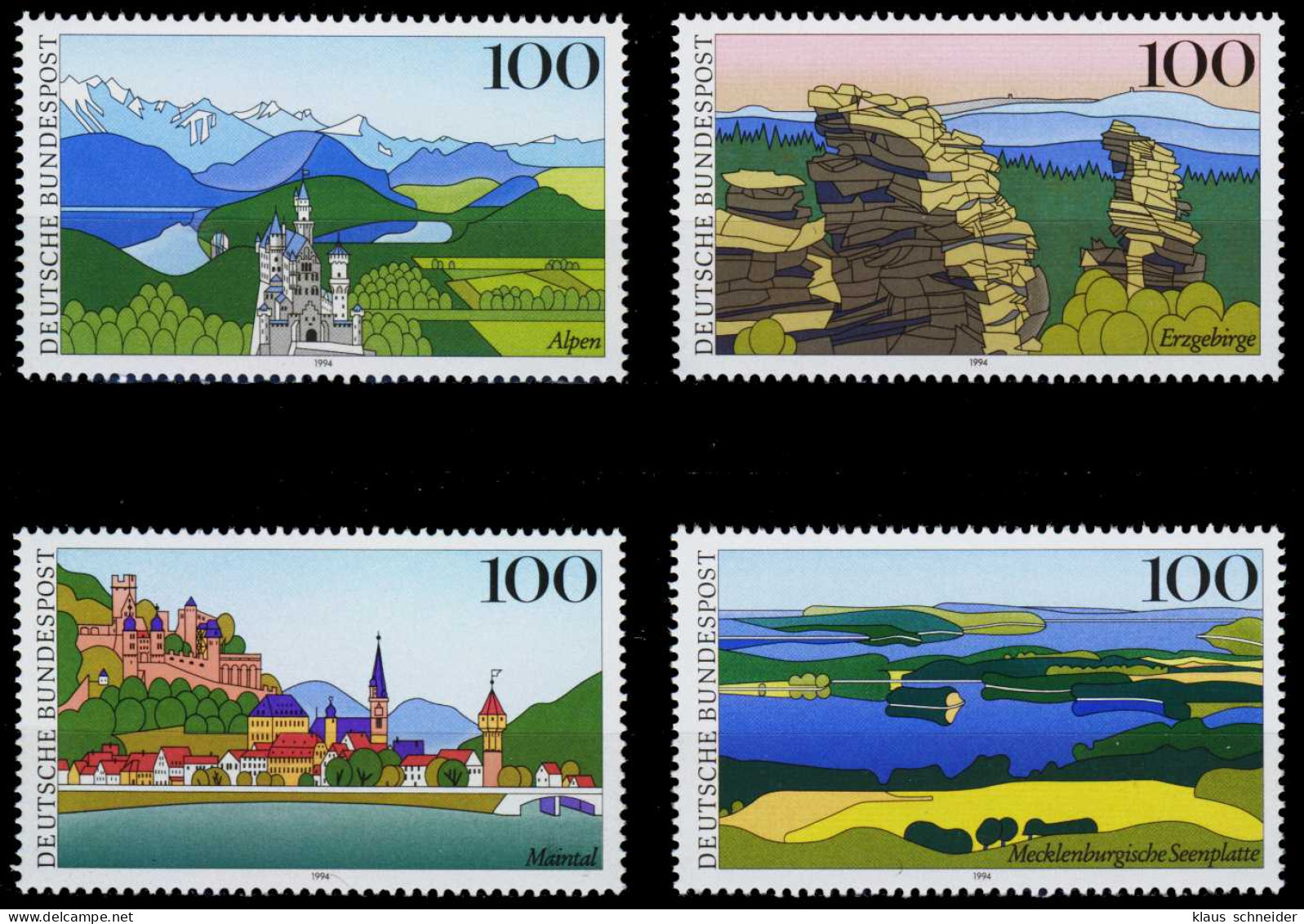 BRD 1994 Nr 1742-1745 Postfrisch S50B916 - Neufs