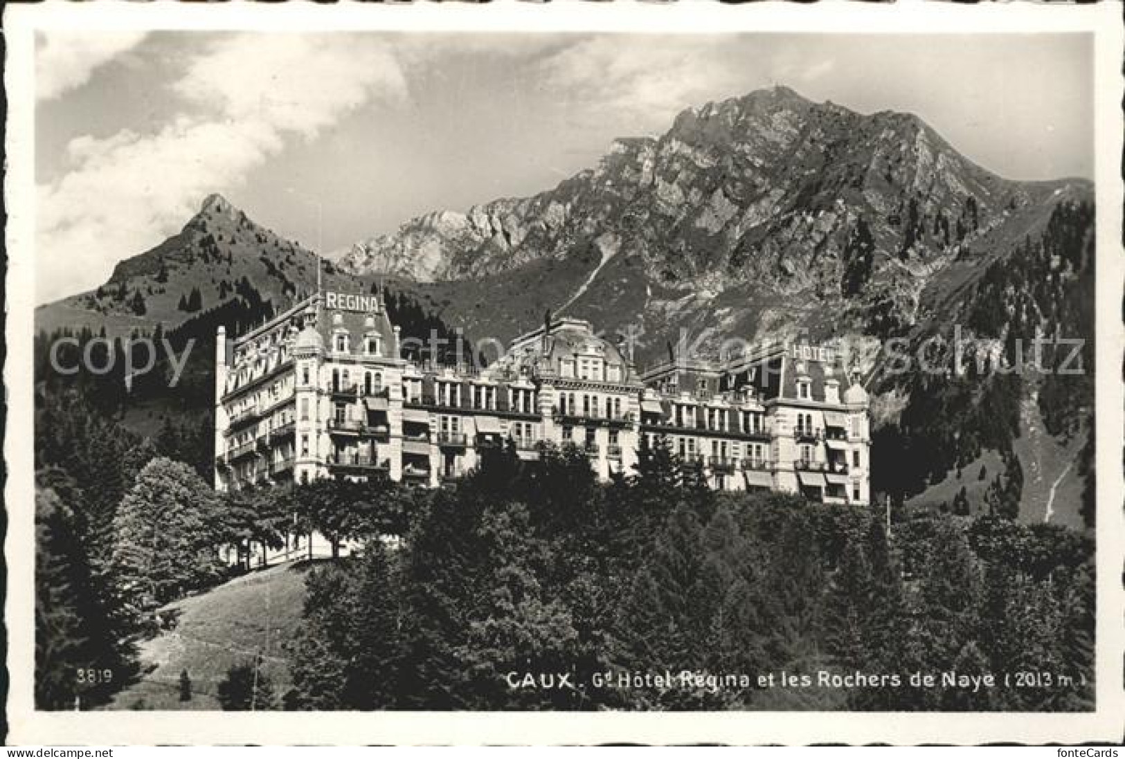 11662960 Caux VD Hotel Regina Et Les Rochers De Naye Caux - Autres & Non Classés