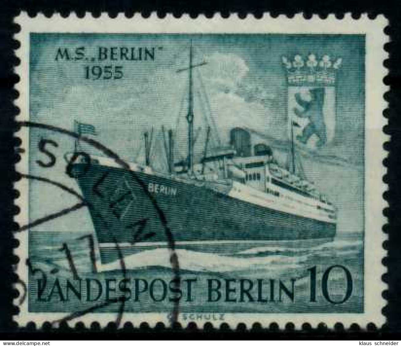 BERLIN 1955 Nr 126 Gestempelt X784D22 - Oblitérés