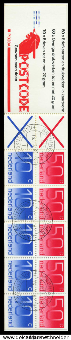 NIEDERLANDE Nr MH 29A Zentrisch Gestempelt S007096 - Postzegelboekjes En Roltandingzegels