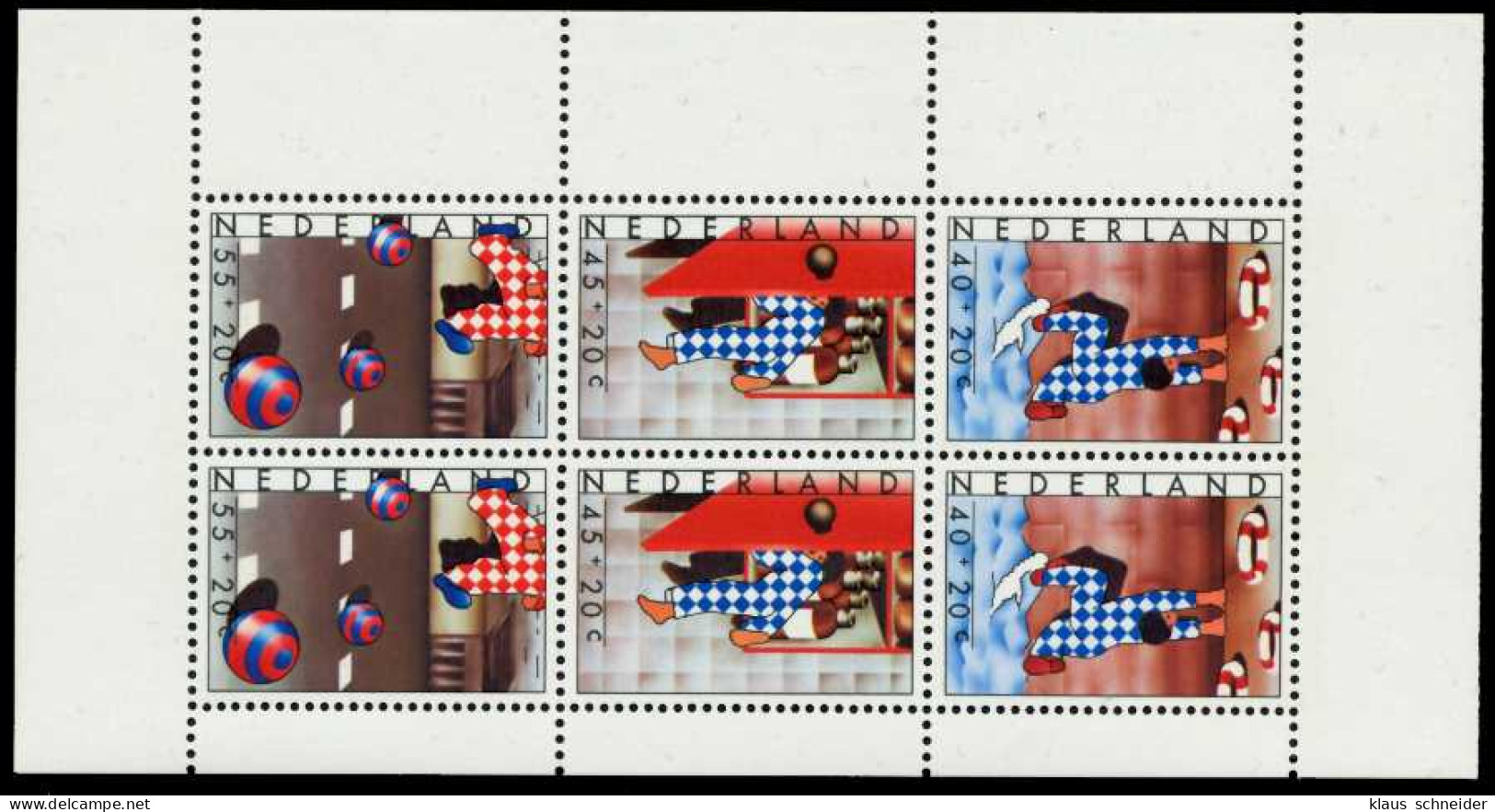 NIEDERLANDE Block 17 Postfrisch S008136 - Blocks & Sheetlets