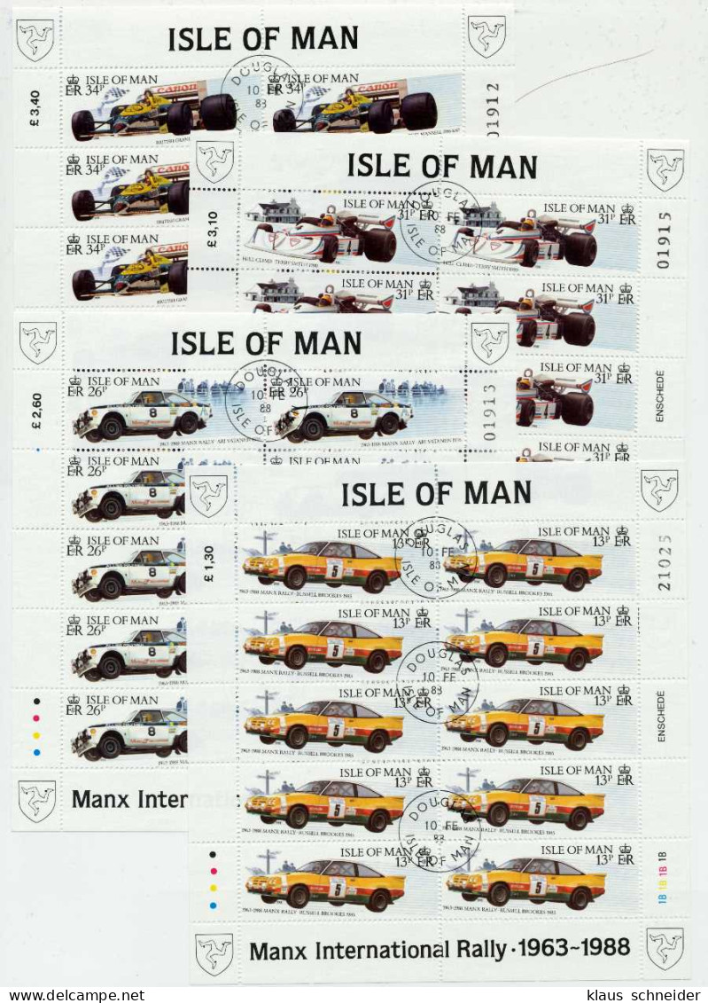 ISLE OF MAN Nr 363KB-366KB Zentrisch Gestempelt KLEINBG S0093CE - Man (Ile De)