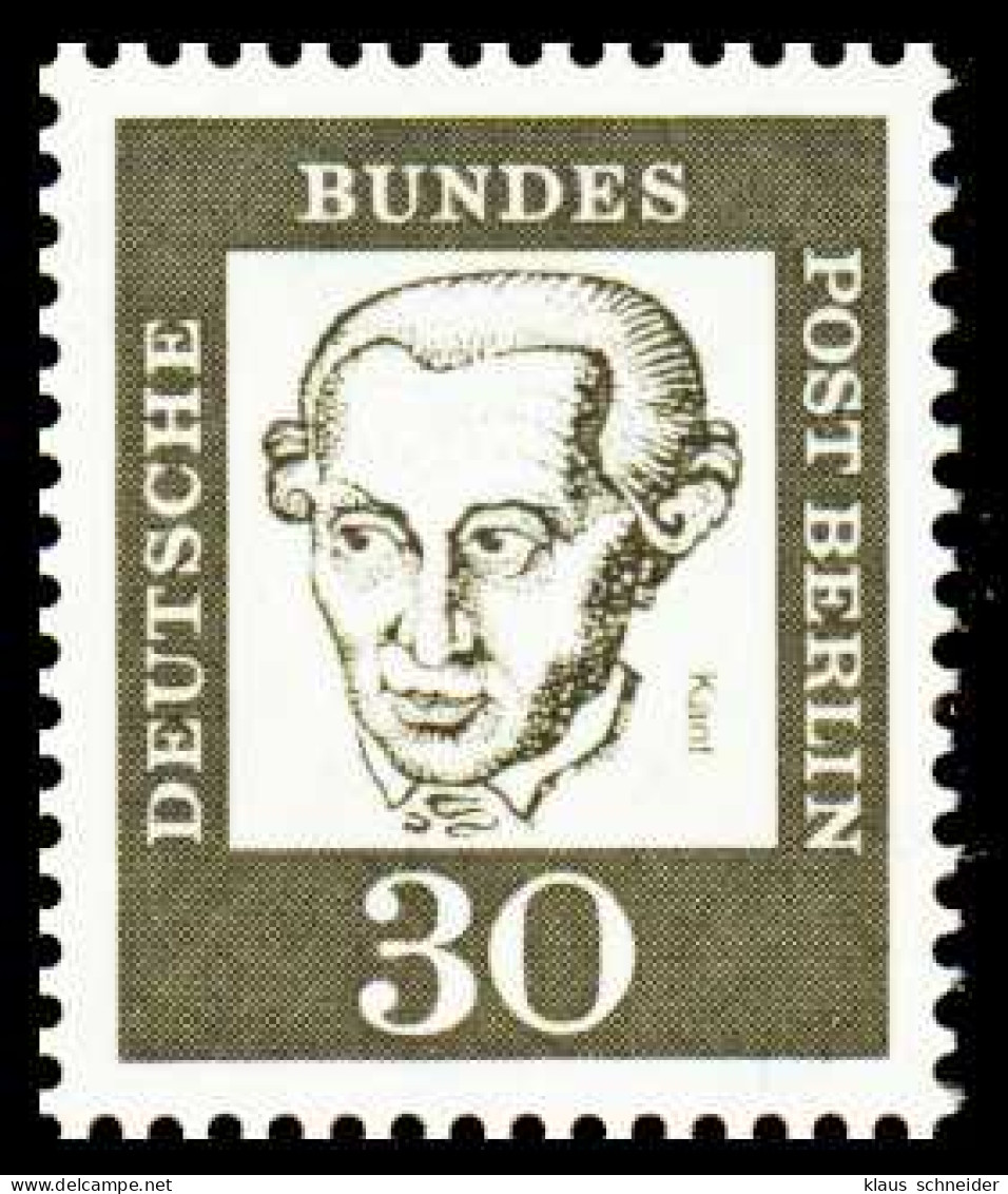 BERLIN DS BED. DEUT. Nr 206 Postfrisch S58FD12 - Unused Stamps