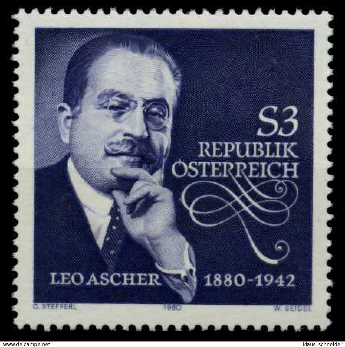 ÖSTERREICH 1980 Nr 1650 Postfrisch S59E476 - Unused Stamps