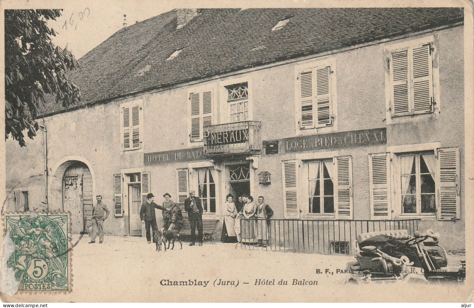 CHAMBLAY (Jura) Hôtel Du Balcon - Dole