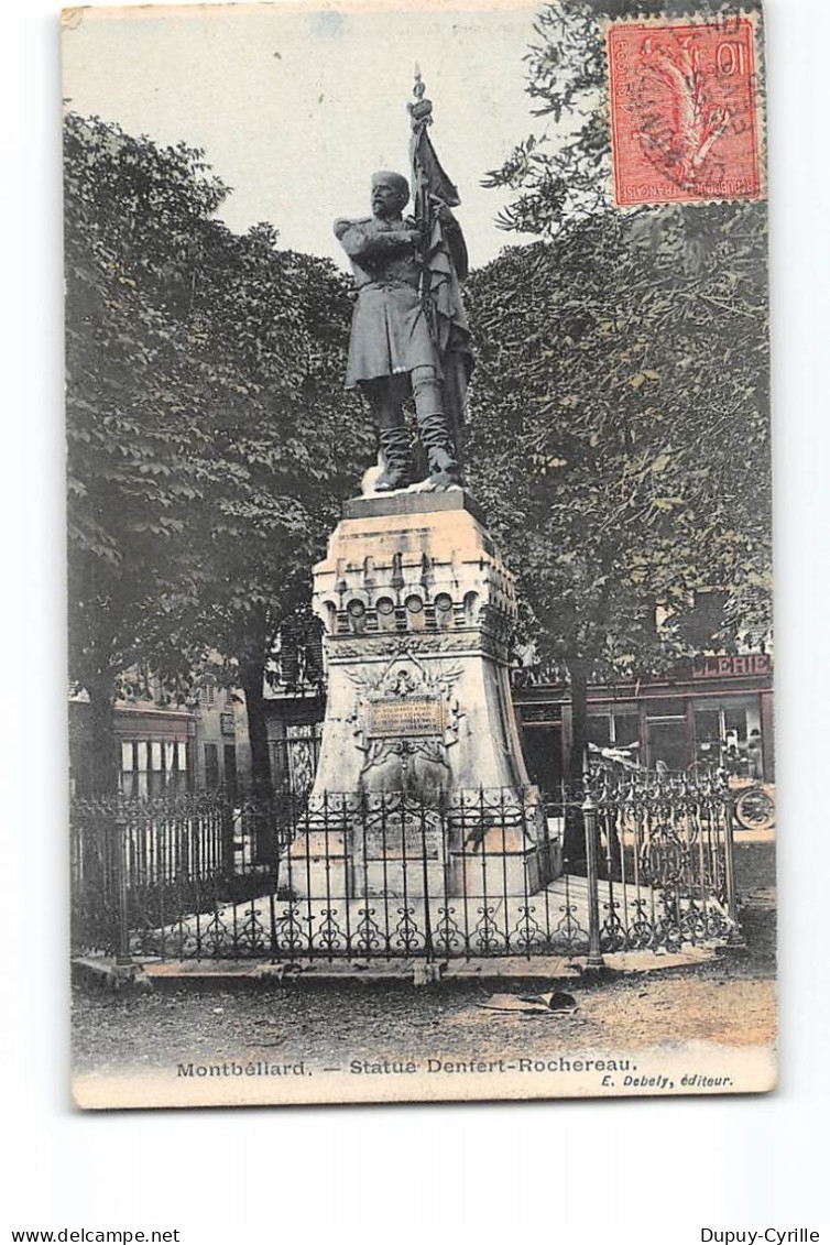 MONTBELIARD - Statue Denfert Rochereau - Très Bon état - Montbéliard