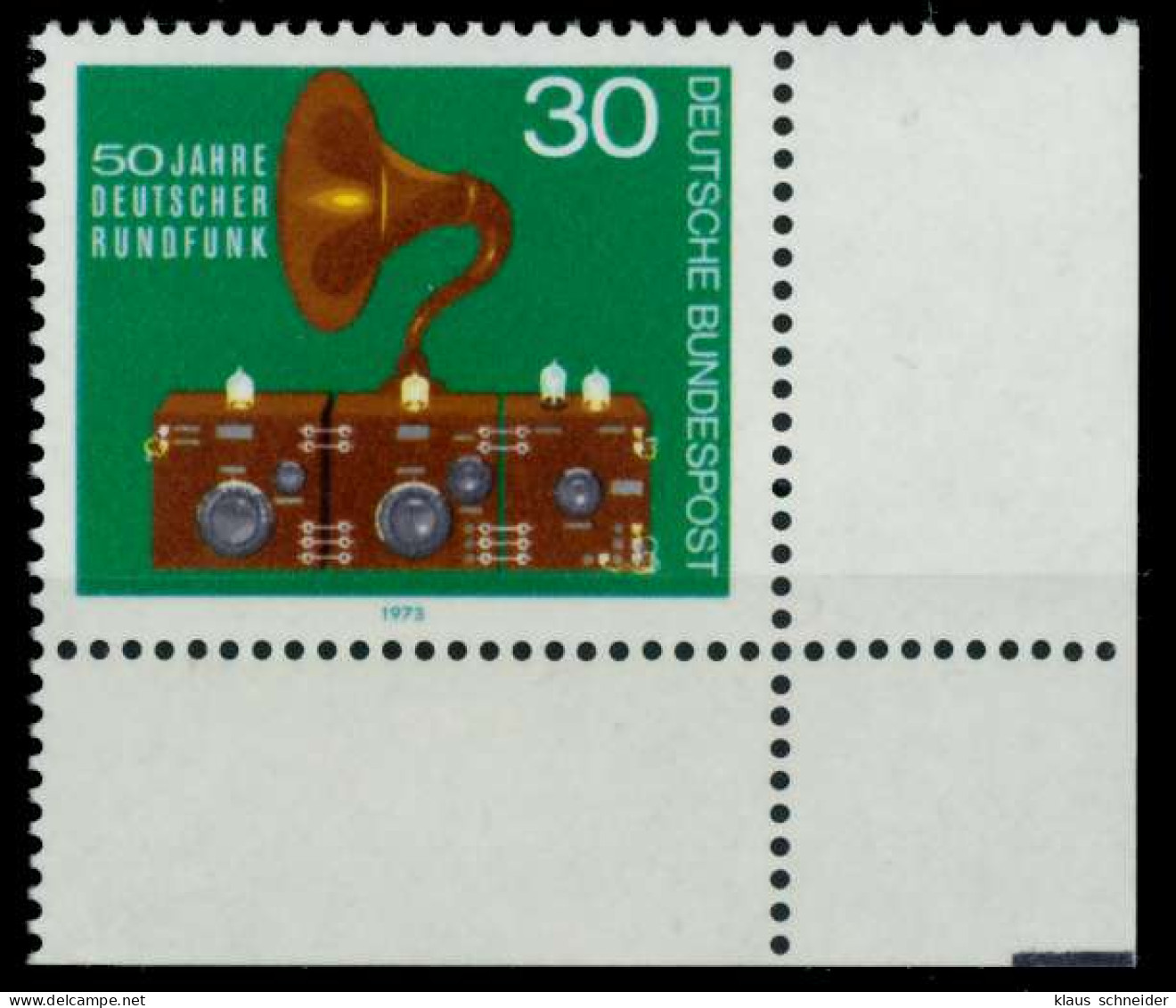 BRD 1973 Nr 786 Postfrisch ECKE-URE X8C961A - Neufs