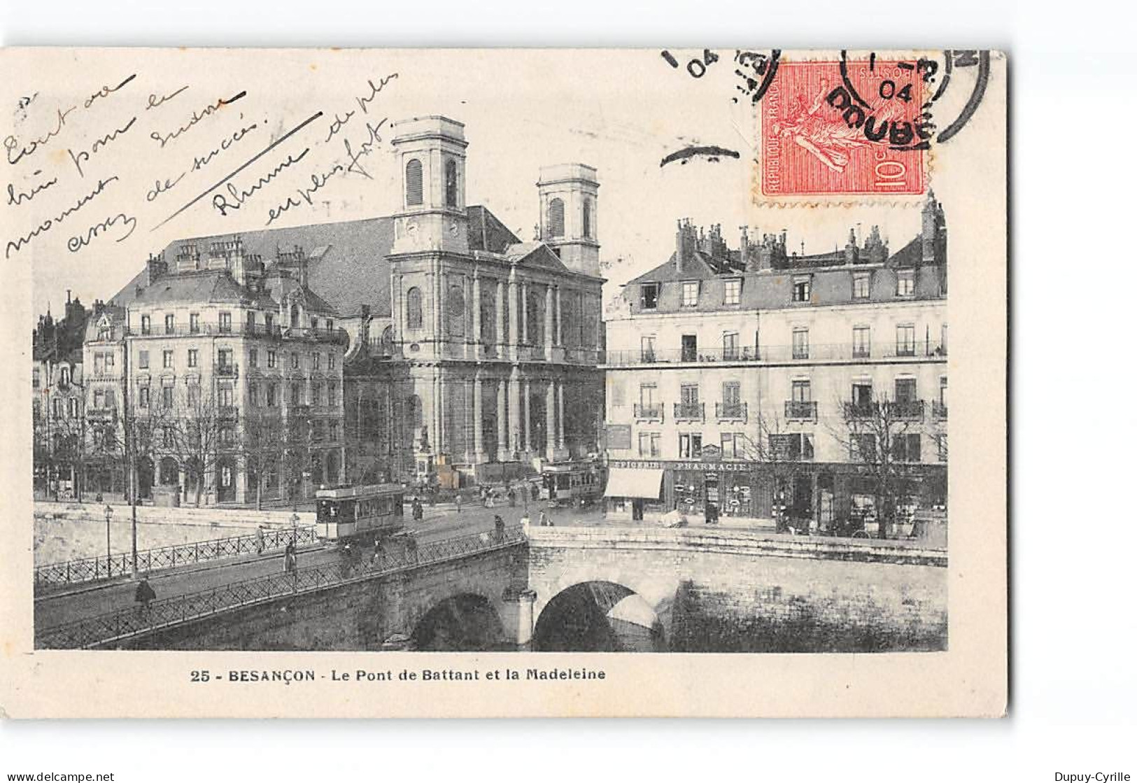 BESANCON - Le Pont De Battant Et La Madeleine - Très Bon état - Besancon