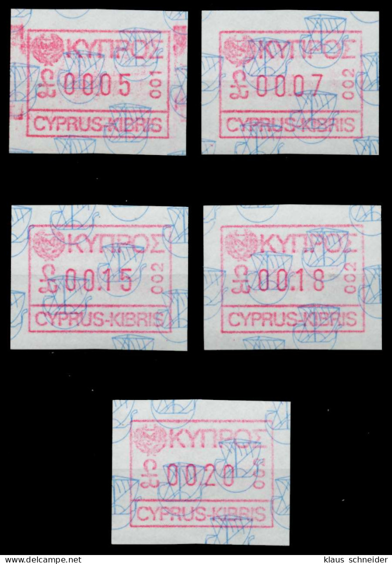 ZYPERN Nr ATM1-0005-ATM1-0020 Postfrisch X92269E - Unused Stamps