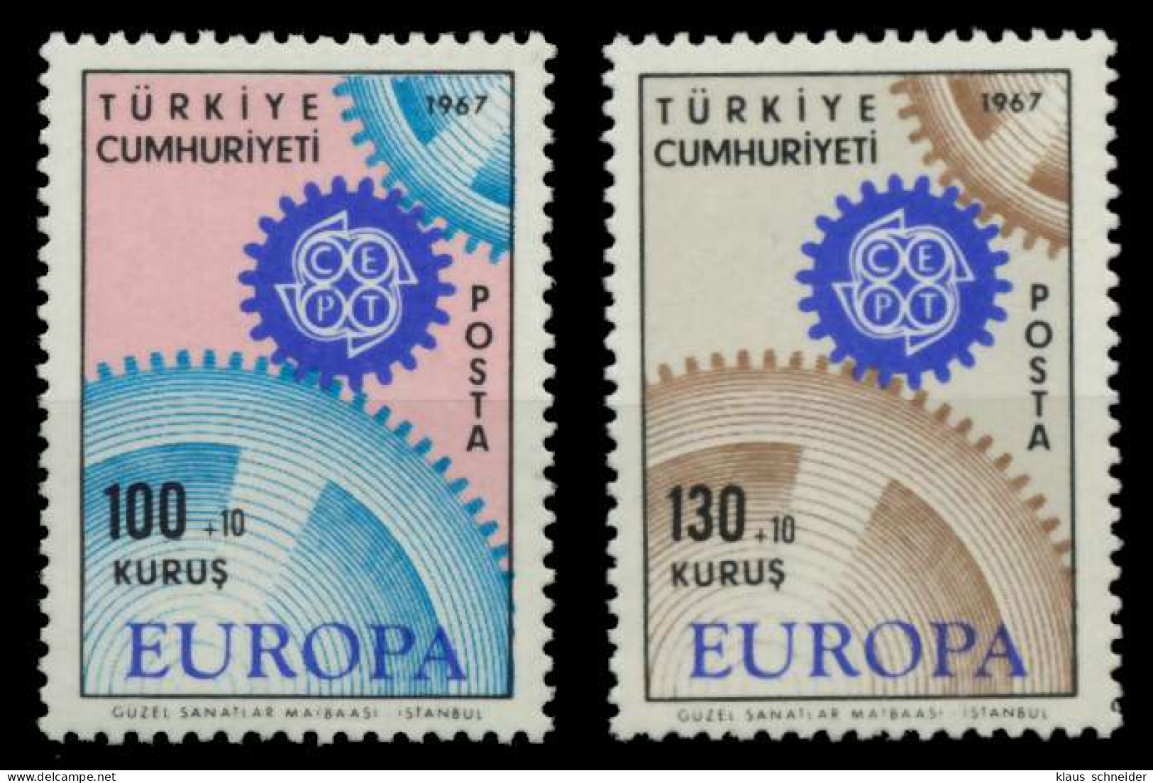 TÜRKEI 1967 Nr 2044-2045 Postfrisch X94D486 - Unused Stamps