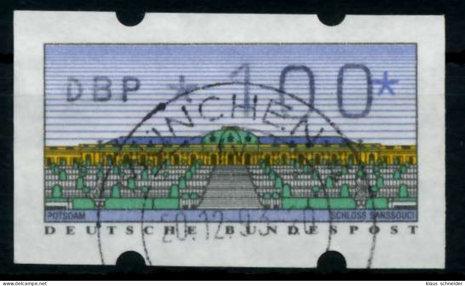 BRD ATM 1993 Nr 2-1.1-0100 Gestempelt X96DE8A - Automatenmarken [ATM]