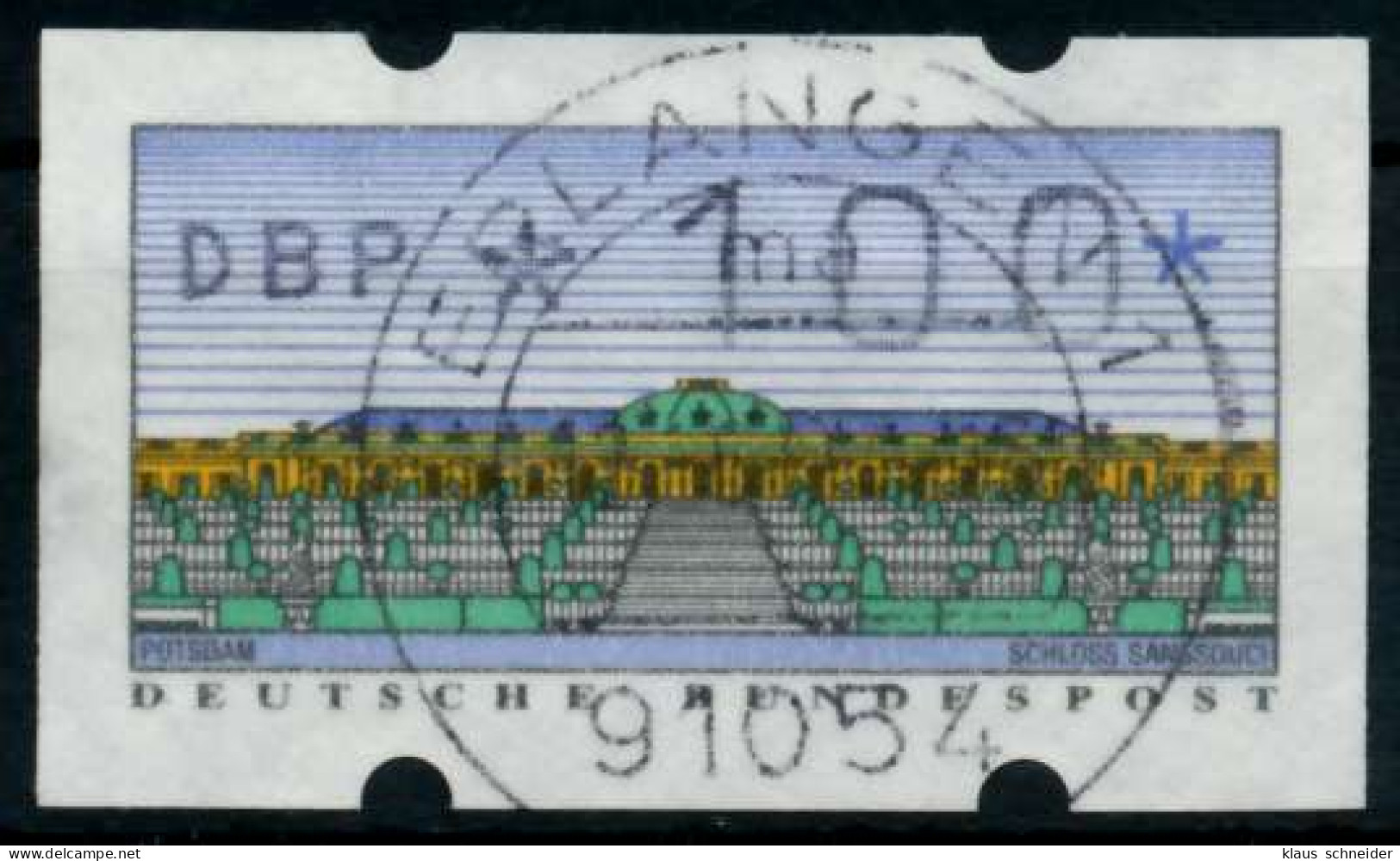 BRD ATM 1993 Nr 2-1.1-0100 Gestempelt X96DE56 - Machine Labels [ATM]