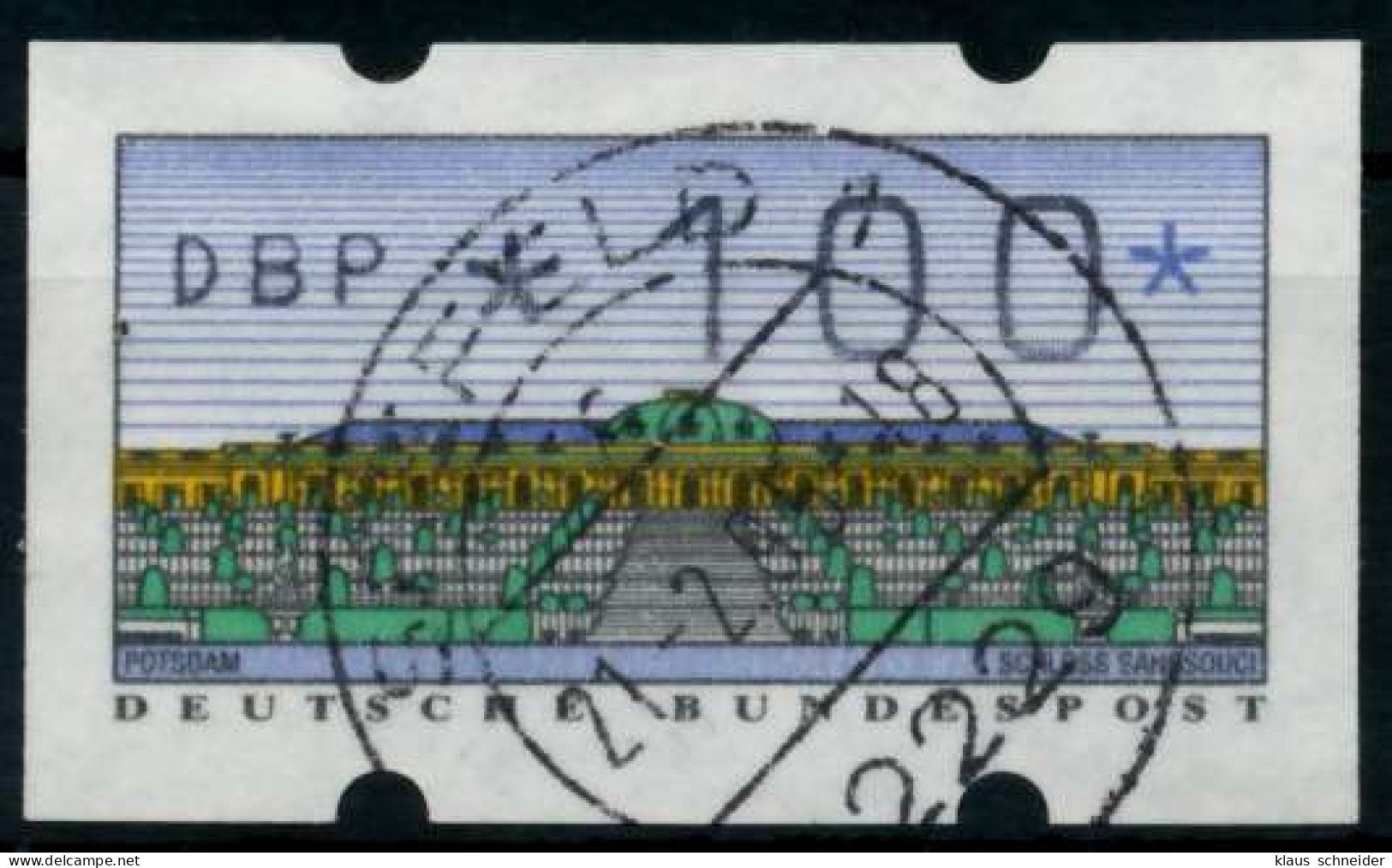 BRD ATM 1993 Nr 2-1.1-0100 Gestempelt X96DD8E - Machine Labels [ATM]