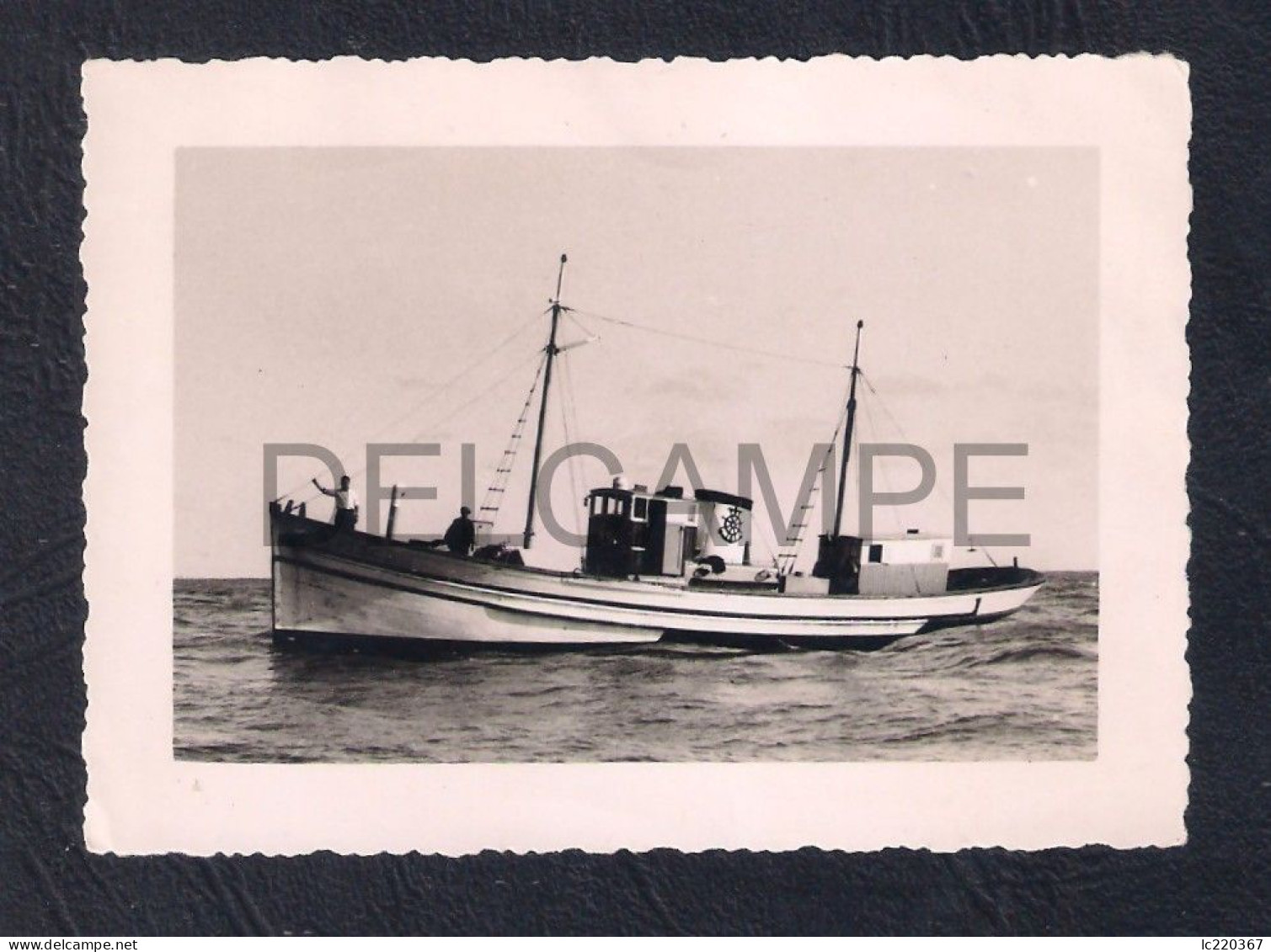 REAL PHOTO PORTUGAL PORTO MATOSINHOS TRAINEIRA DE PESCA - 1950's (É UMA FOTO) - Porto