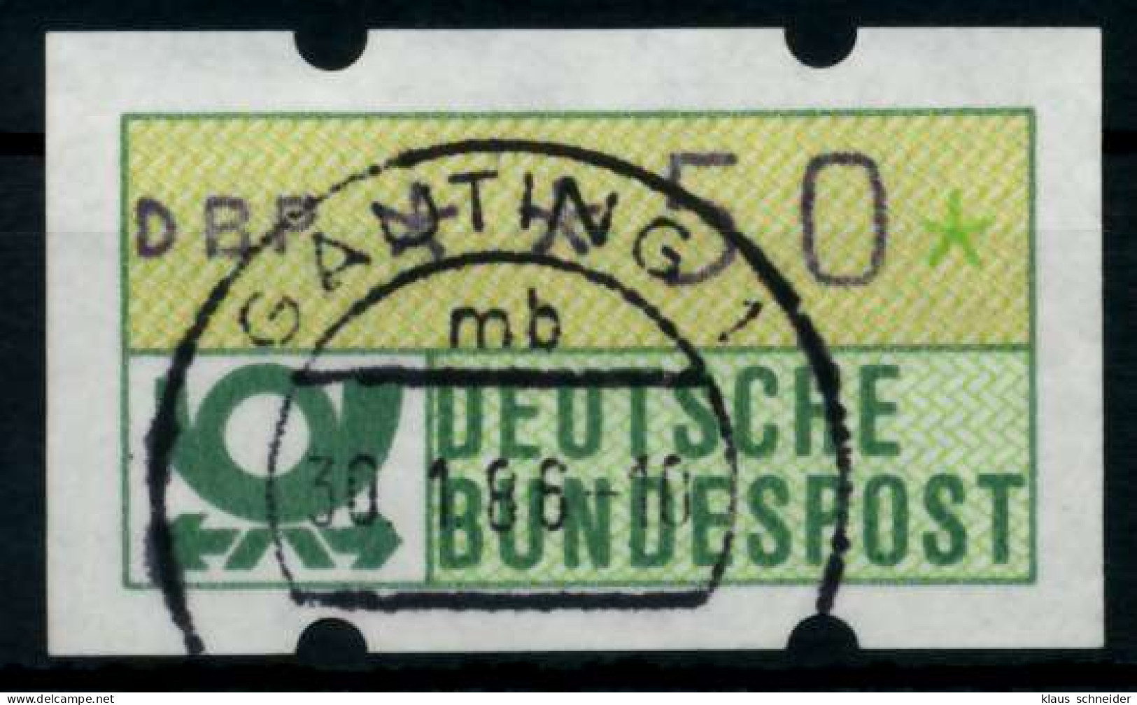 BRD ATM 1981 Nr 1-1-050R Gestempelt X97022E - Automaatzegels [ATM]