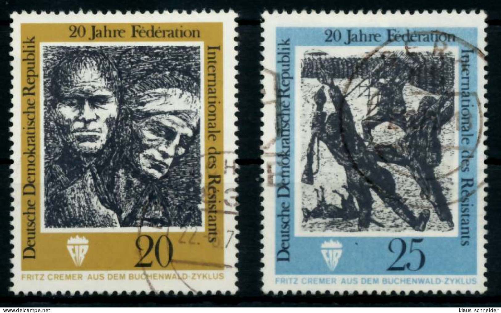 DDR 1971 Nr 1680-1681 Gestempelt X986452 - Oblitérés