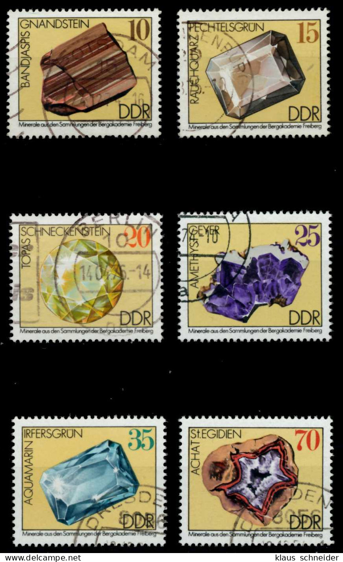 DDR 1974 Nr 2006-2011 Gestempelt X699502 - Used Stamps