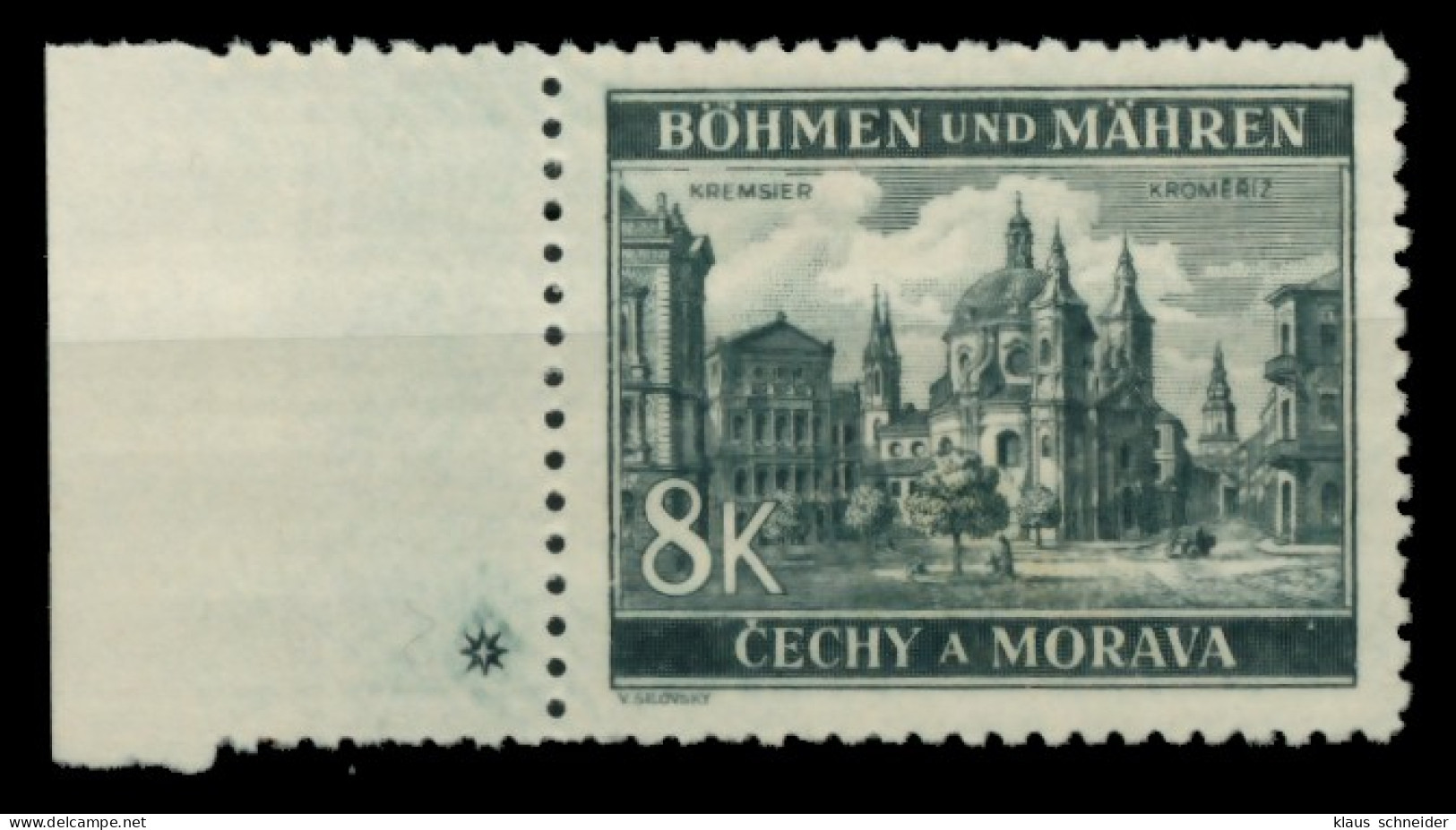 BÖHMEN MÄHREN Nr 59PlSt1L Postfrisch X6DCDFE - Unused Stamps