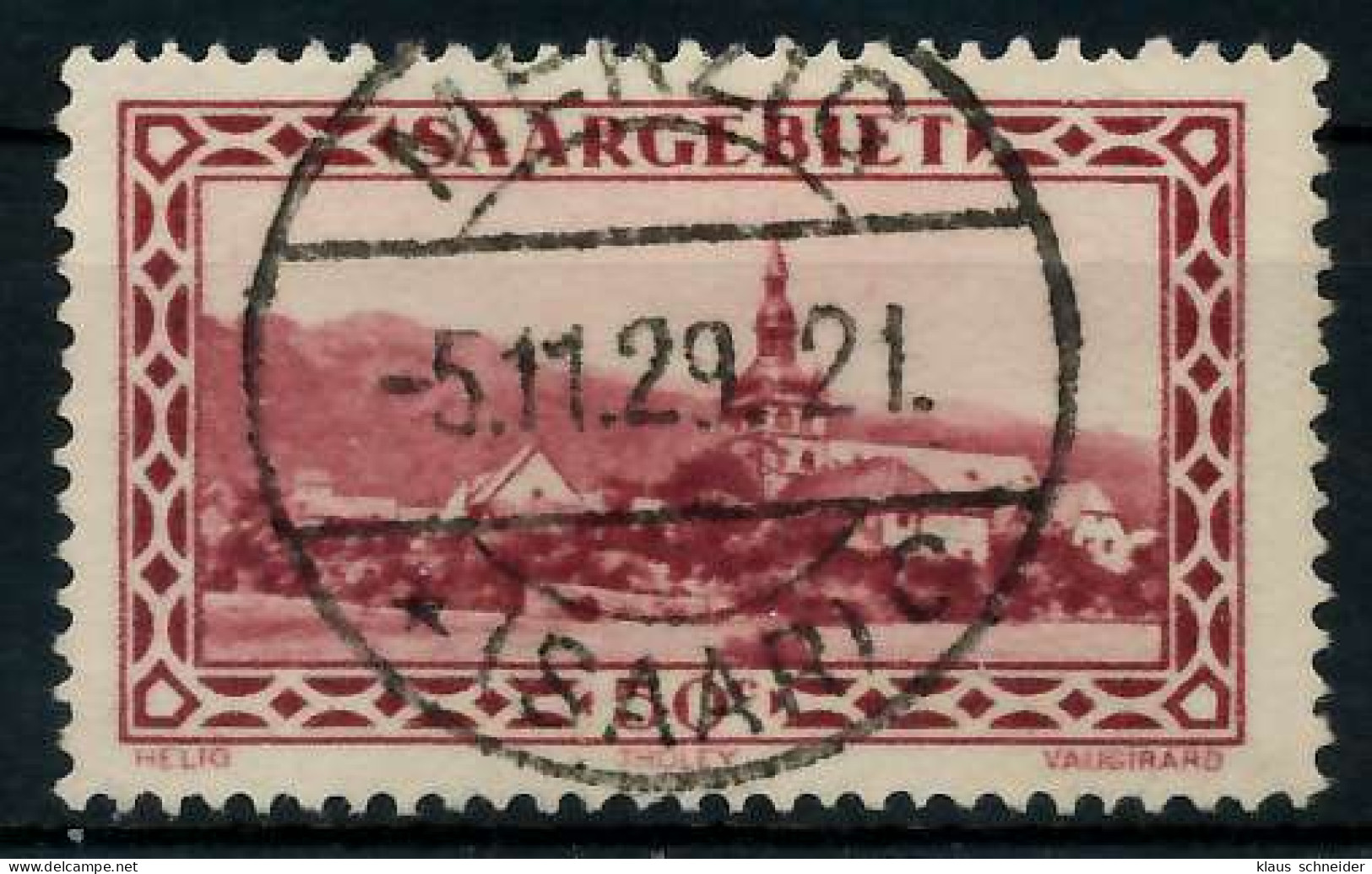SAARGEBIET 1926 Nr 114 Zentrisch Gestempelt X7B223A - Used Stamps