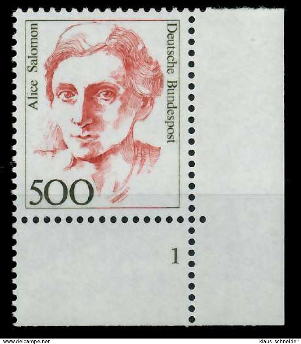 BRD DS FRAUEN Nr 1397 Postfrisch FORMNUMMER 1 X7D4D76 - Unused Stamps