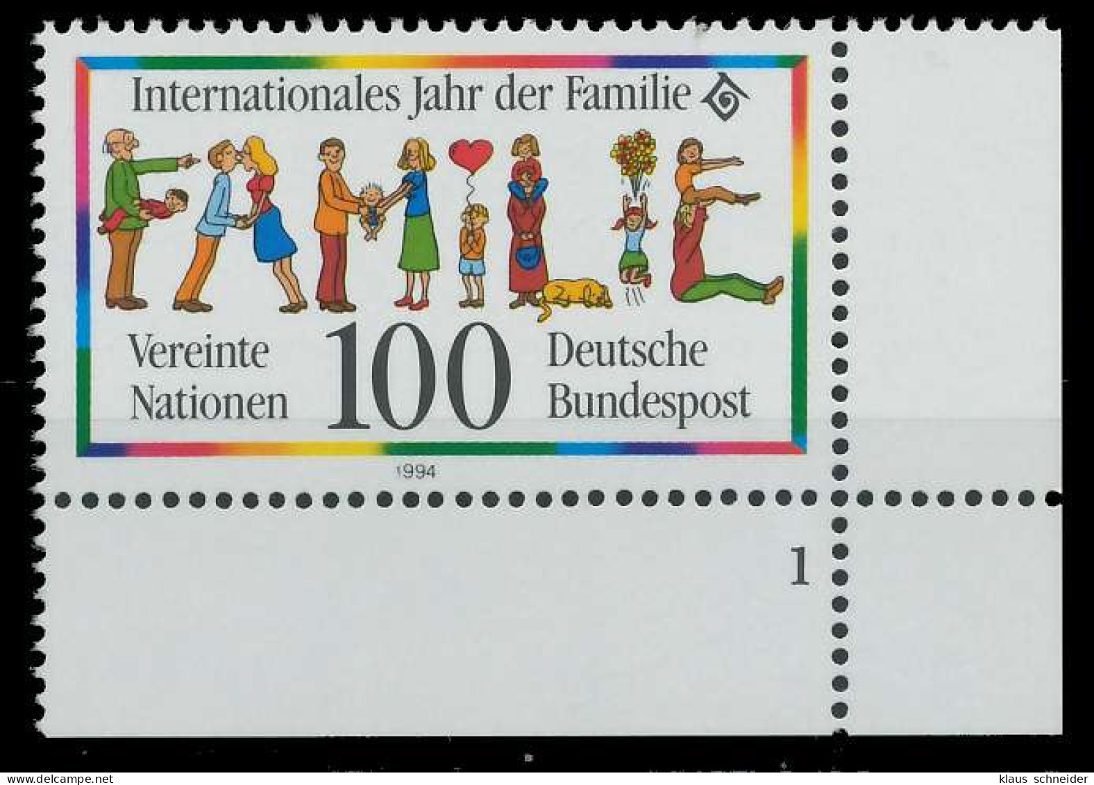 BRD 1994 Nr 1711 Postfrisch FORMNUMMER 1 X7E200A - Ungebraucht