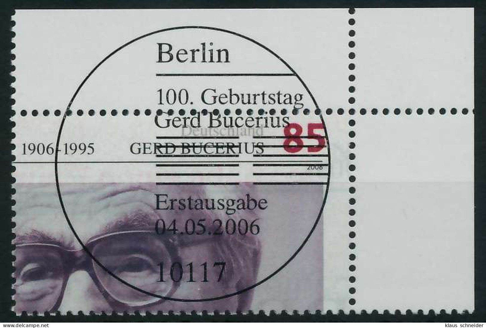 BRD BUND 2006 Nr 2538 ESST Zentrisch Gestempelt ECKE-ORE X84A24E - Used Stamps