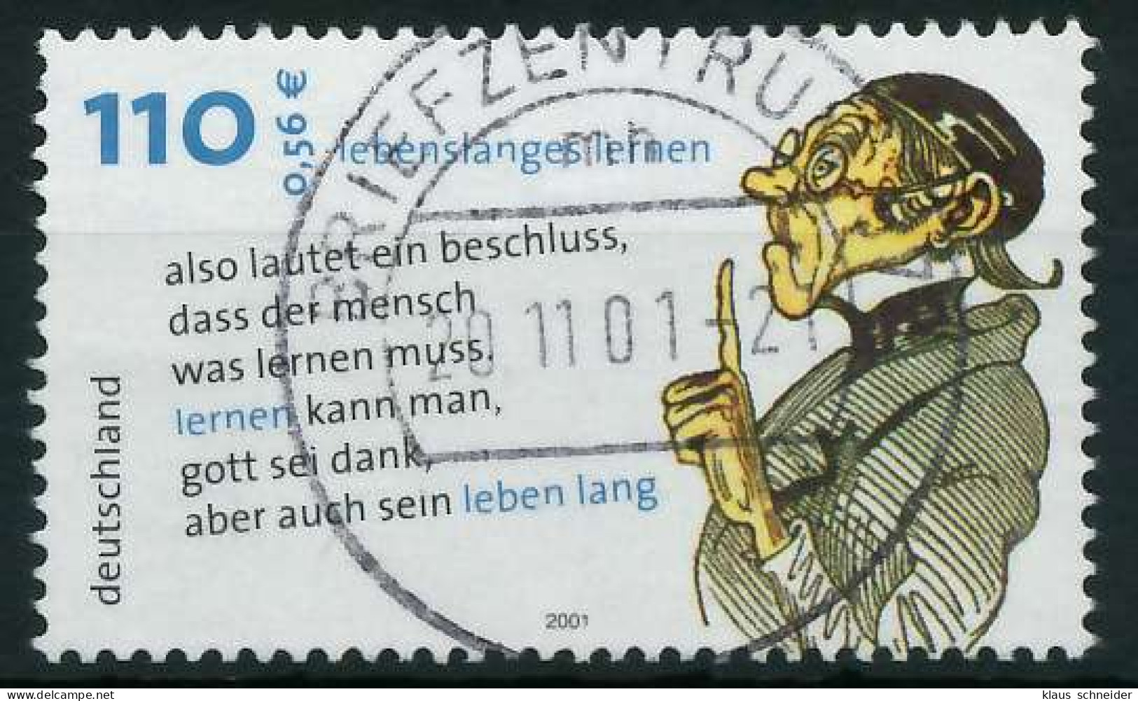 BRD 2001 Nr 2209 Zentrisch Gestempelt X84CF8E - Used Stamps