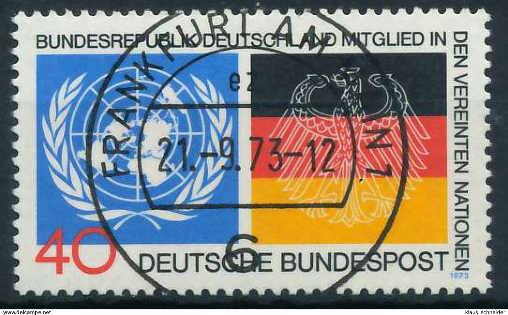 BRD 1973 Nr 781 Zentrisch Gestempelt X84FF36 - Used Stamps