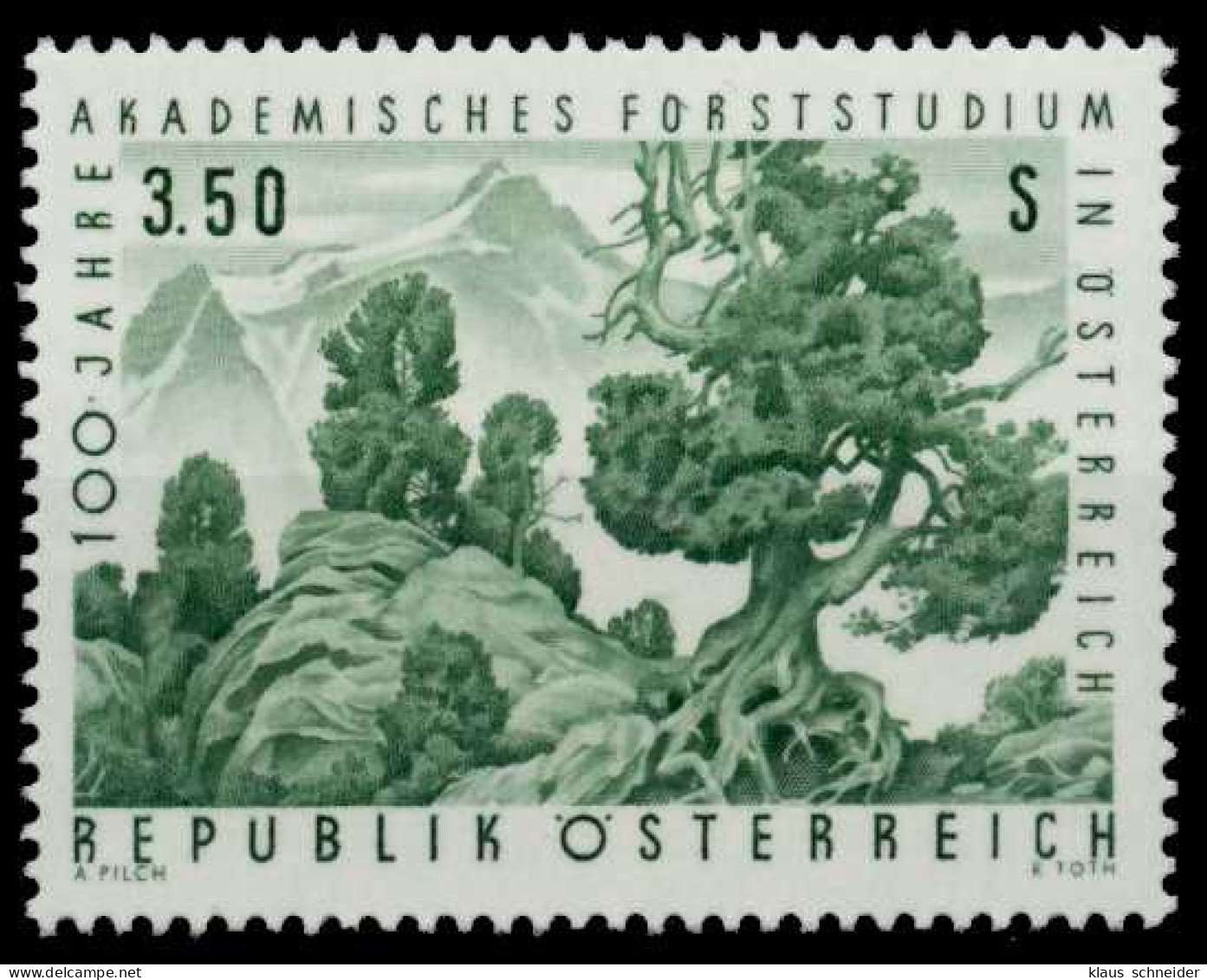 ÖSTERREICH 1967 Nr 1251 Postfrisch S7435BA - Unused Stamps
