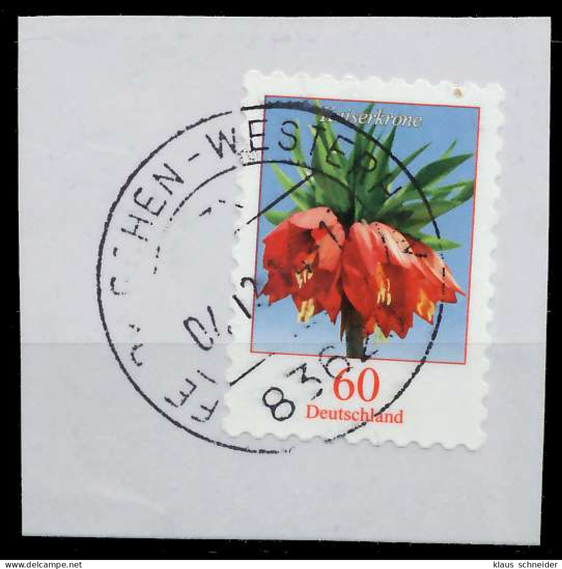 BRD DS BLUMEN Nr 3046 Zentrisch Gestempelt Briefstück X868BF2 - Oblitérés