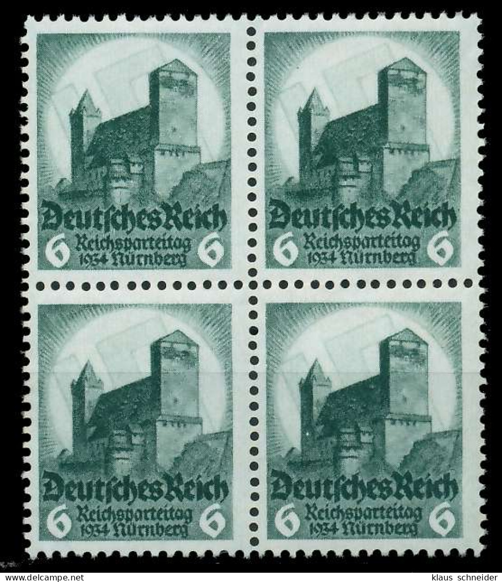 DEUTSCHES REICH 1934 Nr 546 Postfrisch VIERERBLOCK X896192 - Neufs