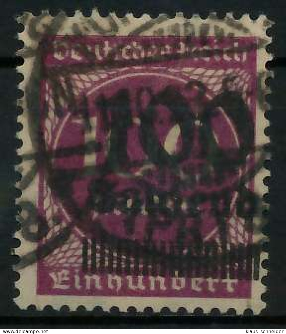 DEUTSCHES REICH 1923 HOCHINFLA Nr 289a Gestempelt Gepr. X89917A - Used Stamps