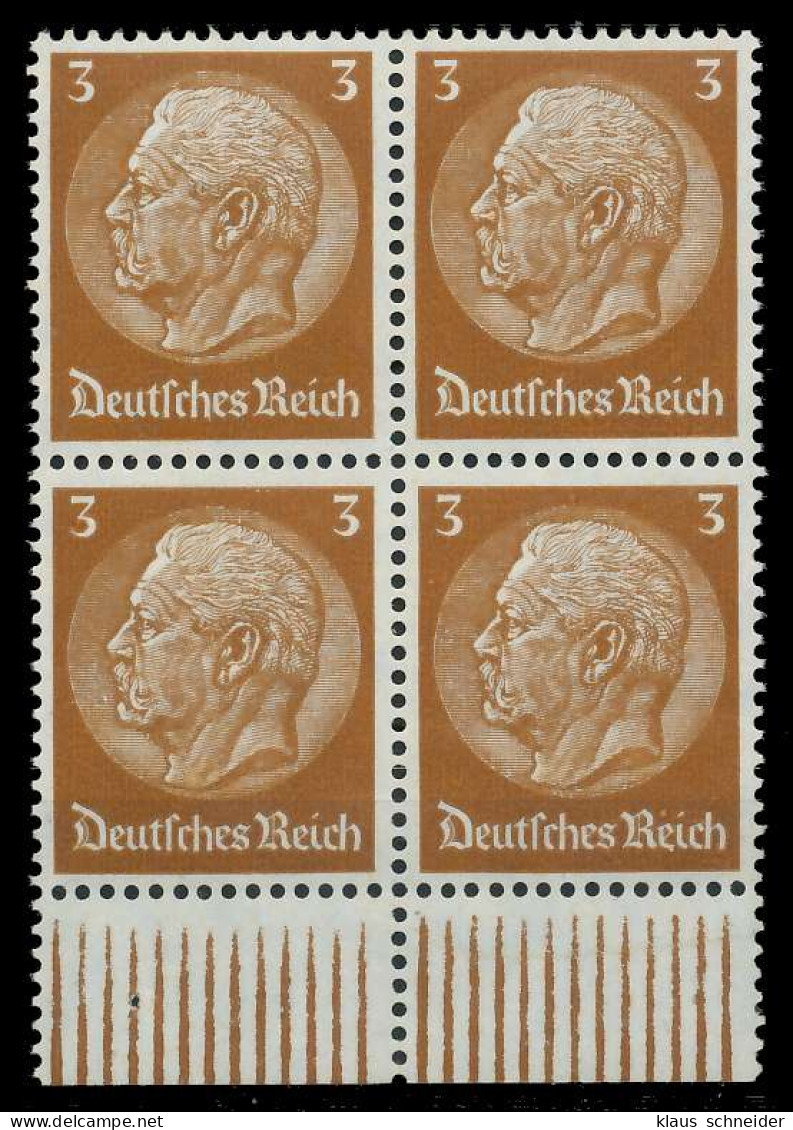 DEUTSCHES REICH 1933 Nr 513 Postfrisch VIERERBLOCK URA X8B505E - Unused Stamps