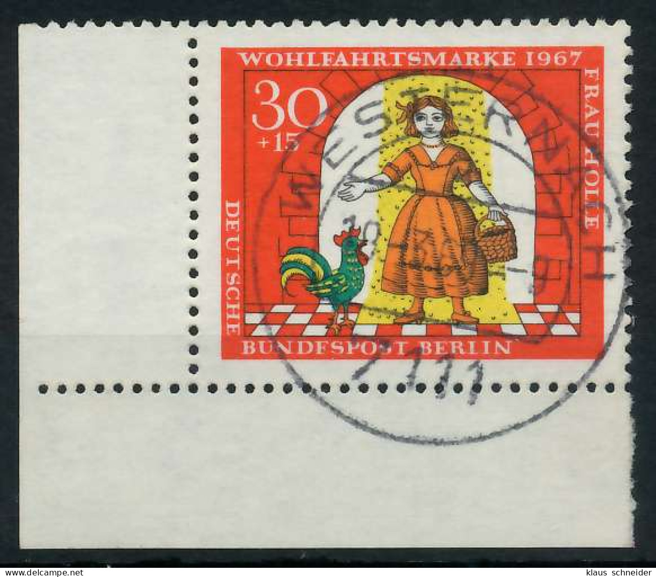 BERLIN 1967 Nr 312 Zentrisch Gestempelt ECKE-ULI X91DADA - Used Stamps