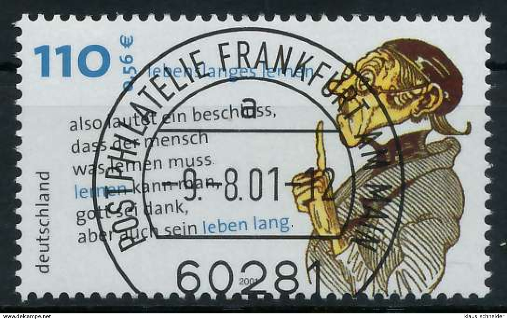 BRD 2001 Nr 2209 Zentrisch Gestempelt X9365E2 - Used Stamps