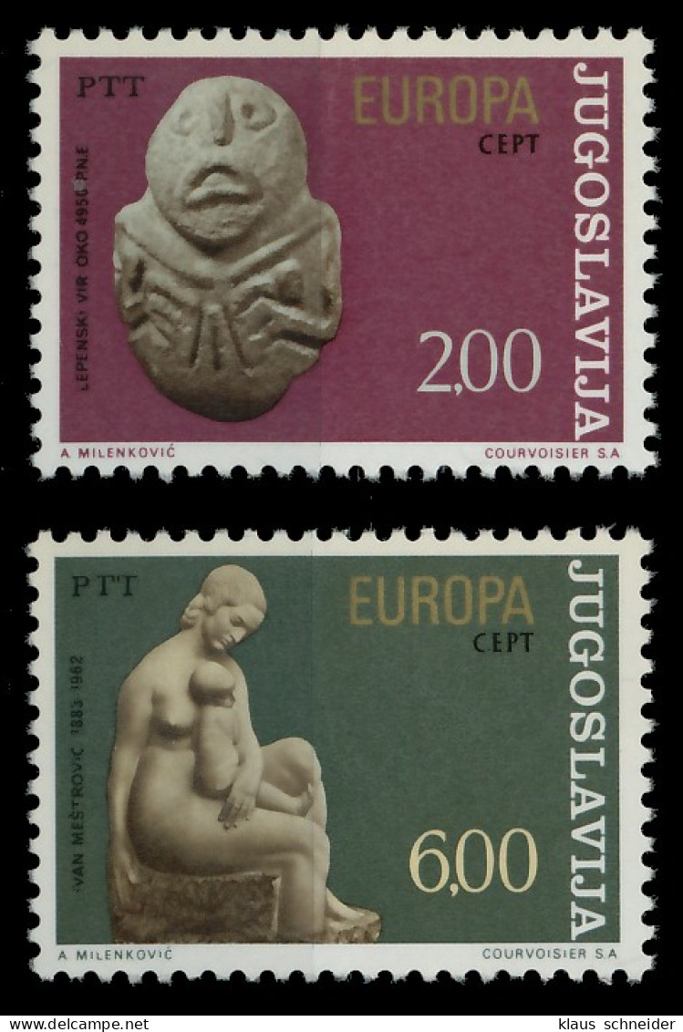 JUGOSLAWIEN 1974 Nr 1557-1558 Postfrisch SAC30FA - Unused Stamps