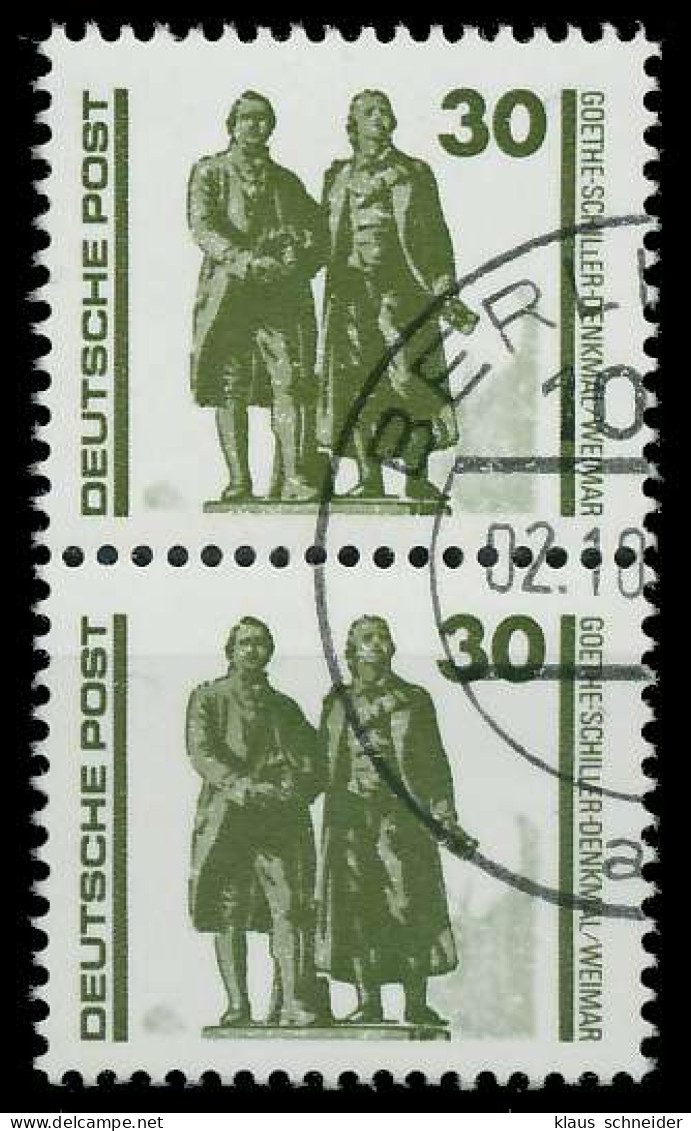 DDR DS BAUWERKE DENKMÄLER Nr 3345 Gestempelt SENKR PAAR X0515F2 - Used Stamps