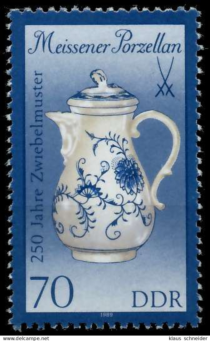 DDR 1989 Nr 3244I Postfrisch SB7B2B6 - Unused Stamps