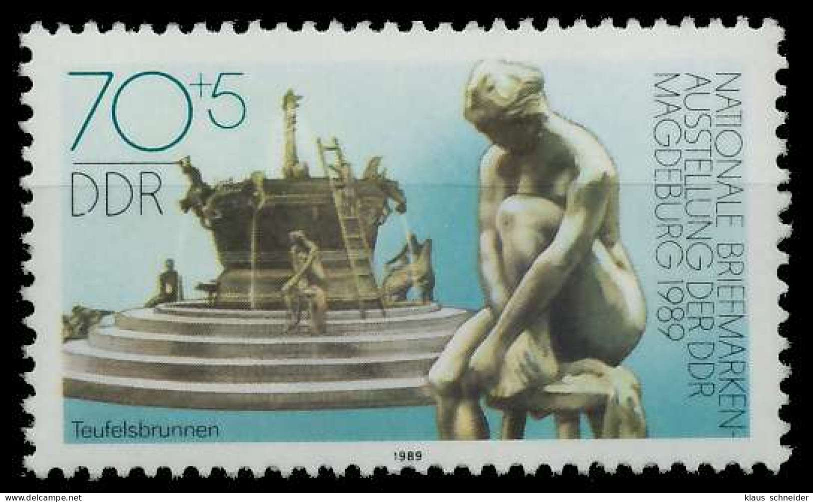 DDR 1989 Nr 3266 Postfrisch SB7B5B2 - Unused Stamps