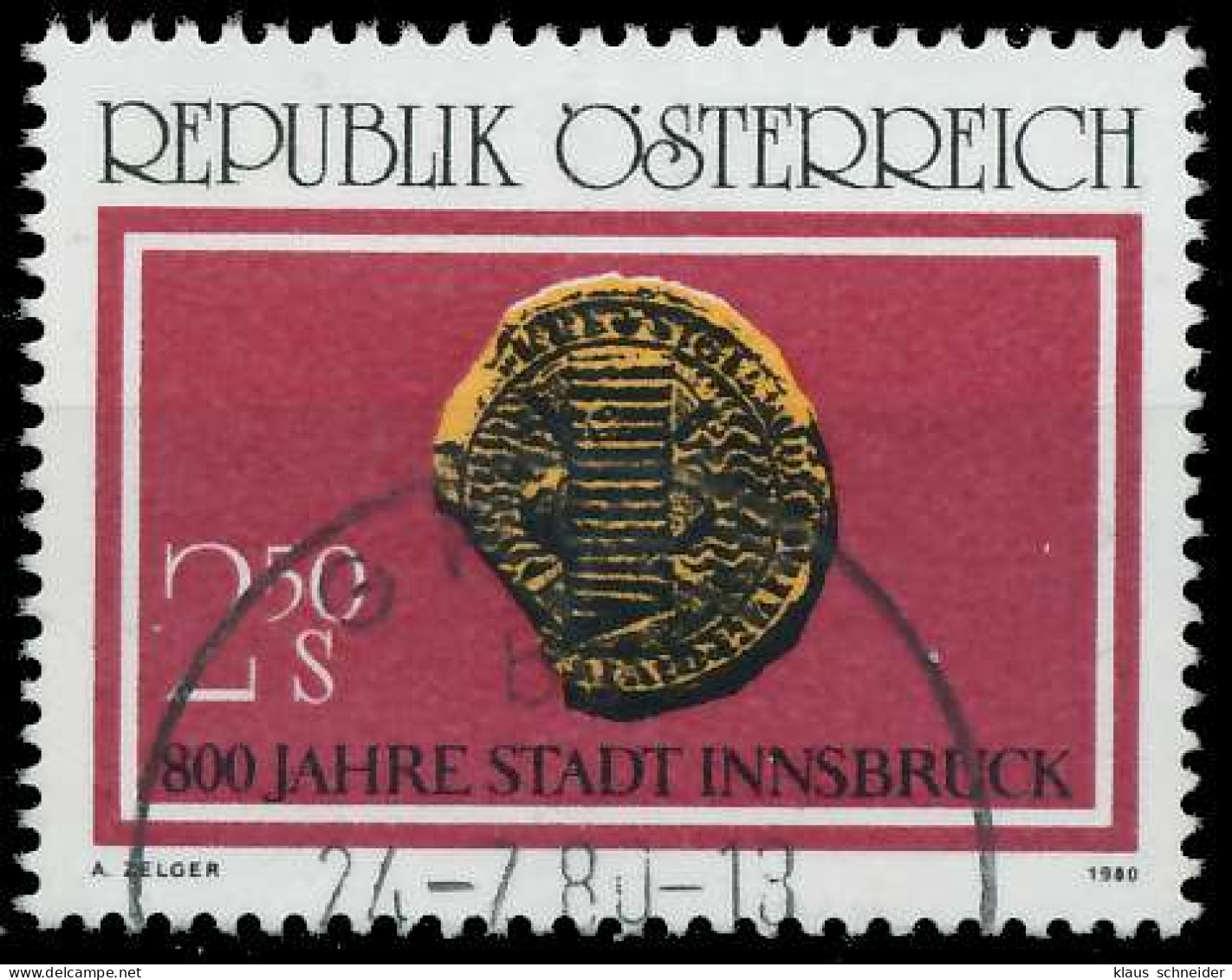 ÖSTERREICH 1980 Nr 1647 Gestempelt X25C742 - Used Stamps