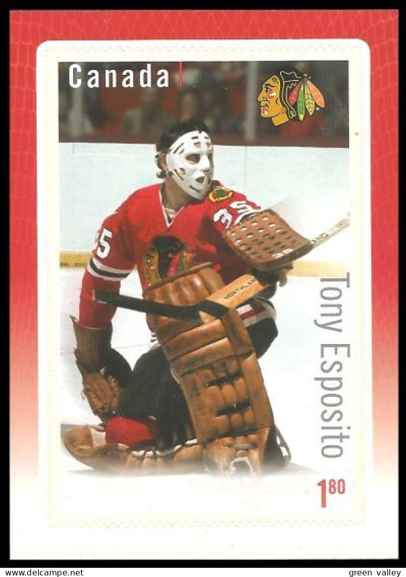 Canada Ice Hockey Glace Goalie Tony Esposito MNH ** Neuf SC (C28-74) - Nuovi