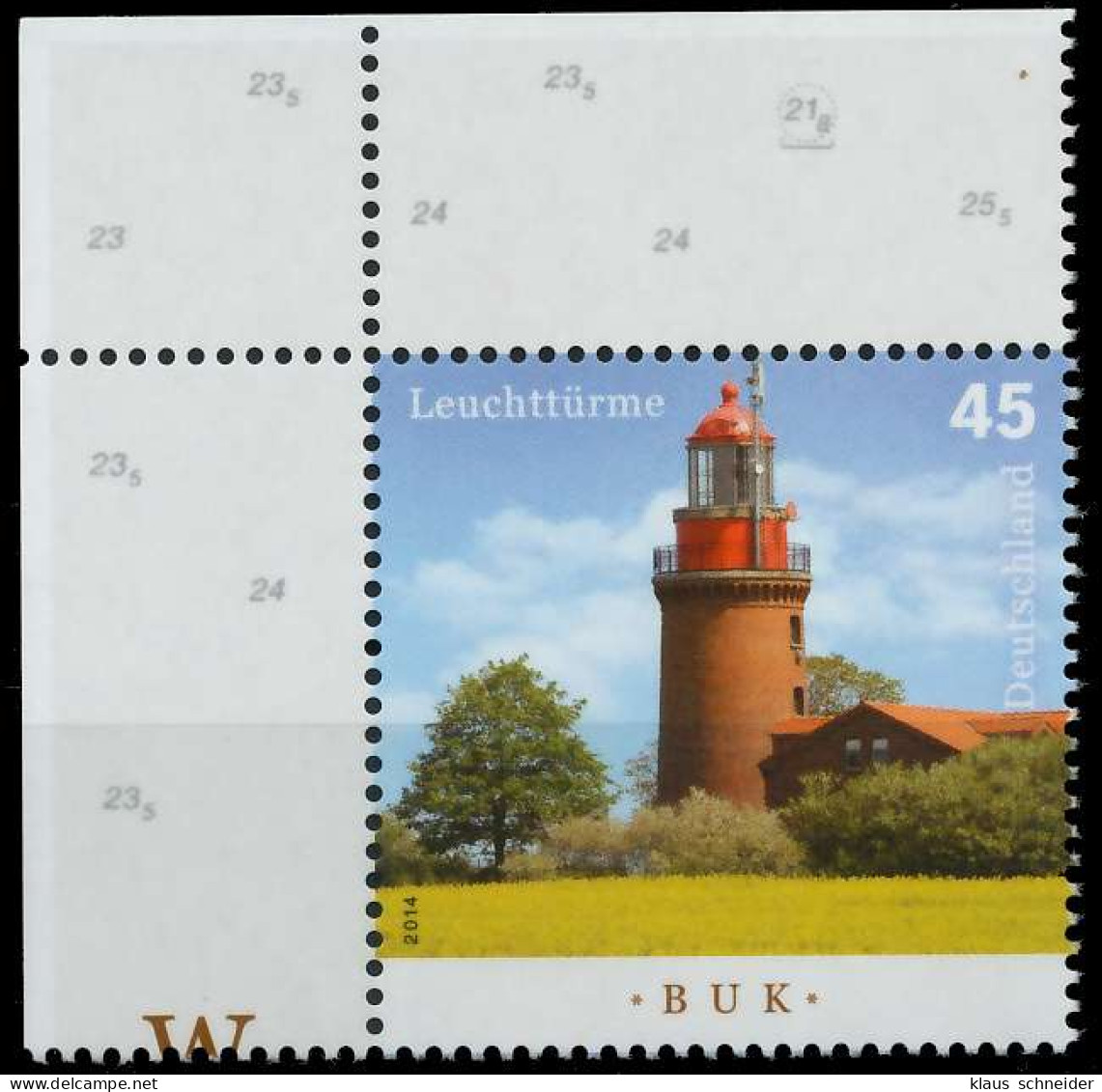 BRD BUND 2014 Nr 3089 Postfrisch ECKE-OLI X50DE6A - Unused Stamps
