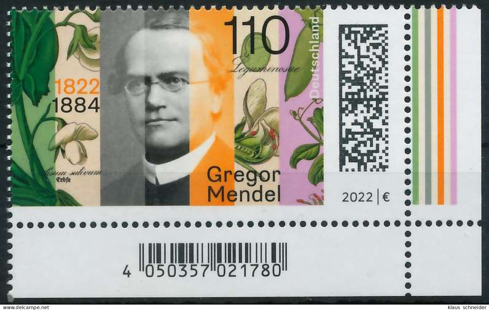 BRD BUND 2022 Nr 3699 Postfrisch ECKE-URE X51F26E - Unused Stamps