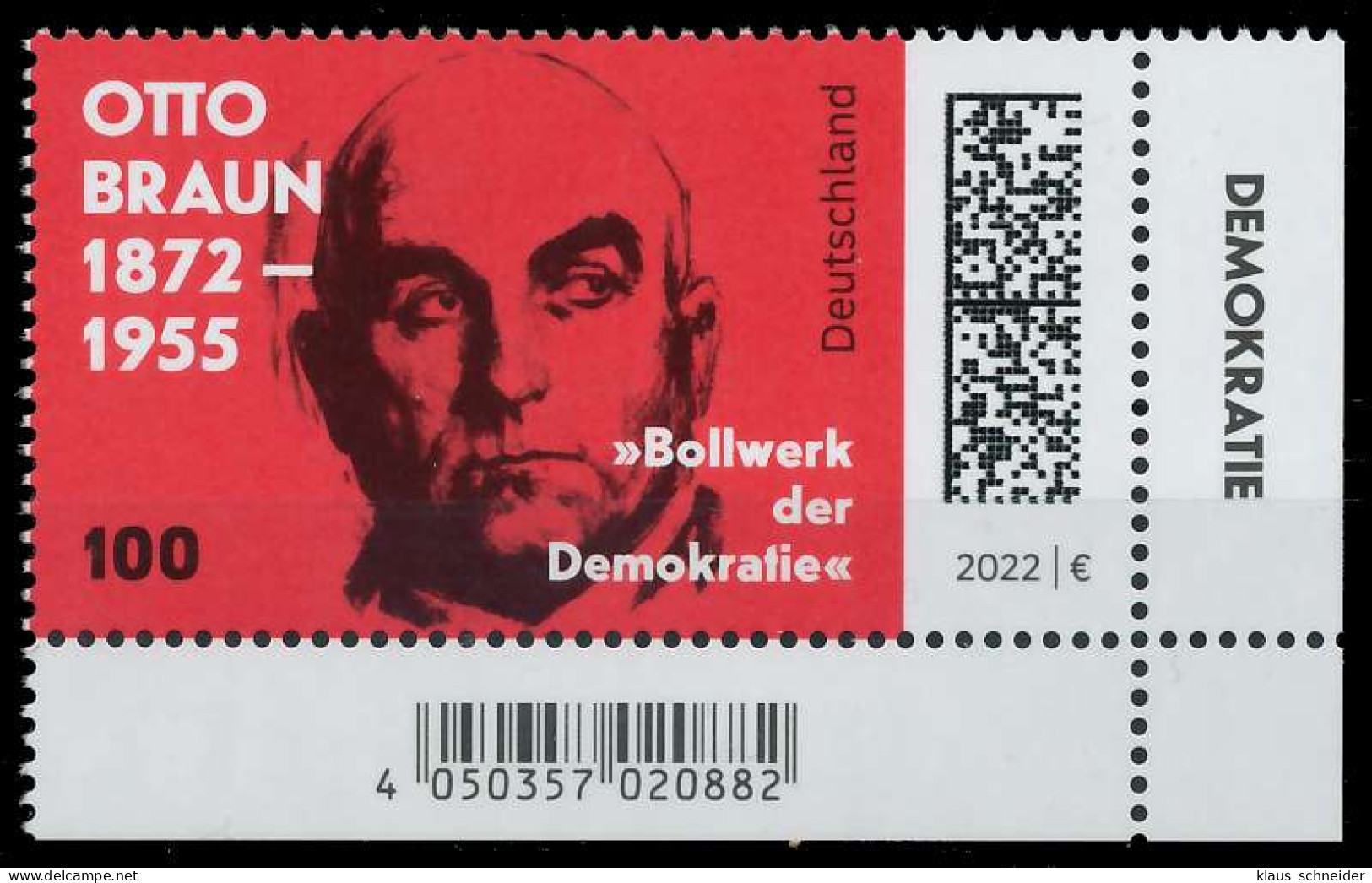 BRD BUND 2022 Nr 3660 Postfrisch ECKE-URE X52531E - Unused Stamps