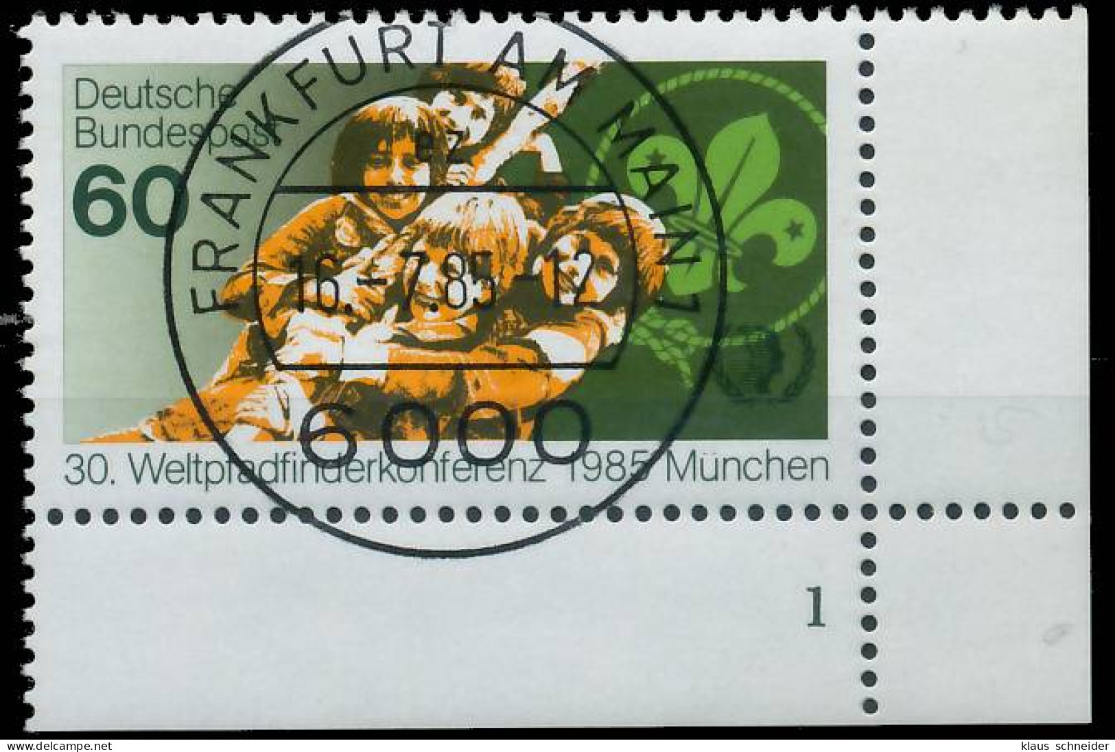 BRD BUND 1982 Nr 1154 Zentrisch Gestempelt FORMNUMMER 1 X57CAF6 - Oblitérés