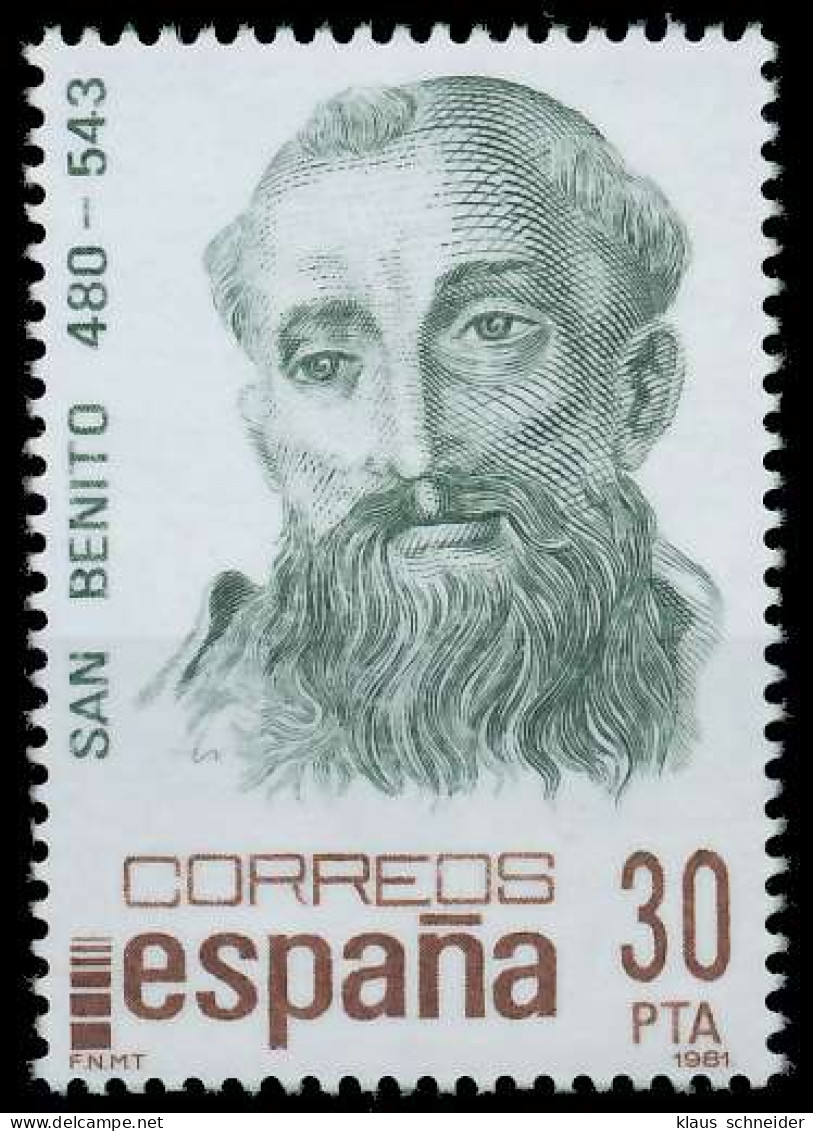 SPANIEN 1981 Nr 2503 Postfrisch S2274CE - Ungebraucht