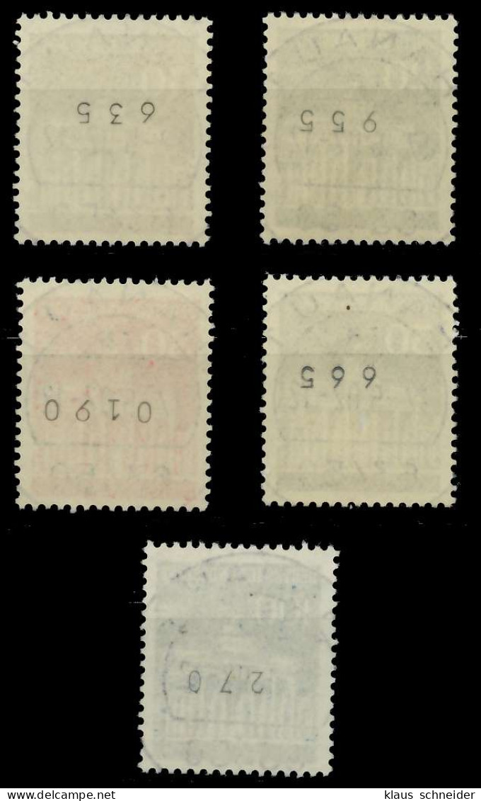 BRD BUND DS BRANDENBURGER TOR Nr 506vR-510vR ZE X6A34FE - Used Stamps