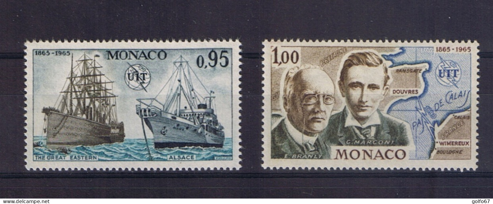 MONACO 1965 Y&T N° 673 & 674 NEUF** - Unused Stamps
