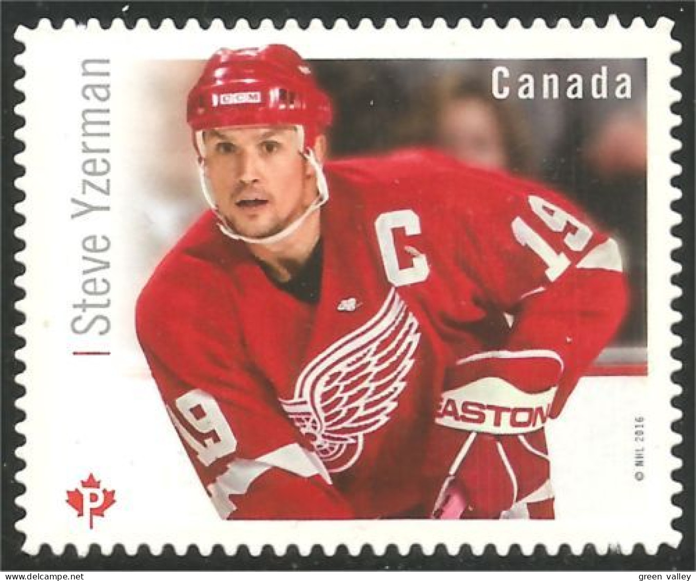 Canada Ice Hockey Glace Steve Yzerman Annual Collection Annuelle MNH ** Neuf SC (C29-45ia) - Unused Stamps