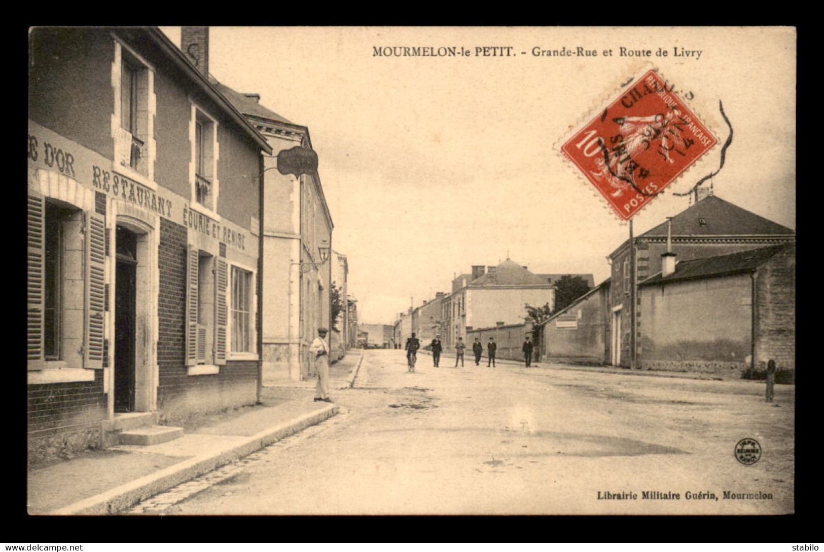 51 - MOURMELON-LE-PETIT - GRANDE RUE ET ROUTE DE LIVRY - Camp De Châlons - Mourmelon